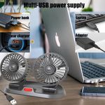 product_image_name-Flushrenic-Car Fan,USB/12V/24V Double-Head,Adjustable 360° Car Electric Fan Silent,2-Speed Multi-Functional Temporary Parking Card Car Fan(USB)-5