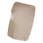Generic Womens Fishnet Long Stockings Crystal Rhinestones Stretchy Khaki