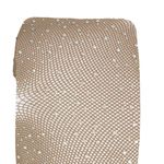 Generic Womens Fishnet Long Stockings Crystal Rhinestones Stretchy Khaki - image 2