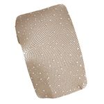 Generic Womens Fishnet Long Stockings Crystal Rhinestones Stretchy Khaki - image 5