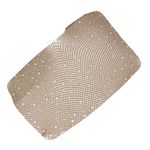 Generic Womens Fishnet Long Stockings Crystal Rhinestones Stretchy Khaki - image 8