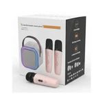 Rechargeable Portable Karaoke Speaker Set with Two Microphones