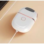 Generic Electric Foot File Callus Remover, Rechargeable Pedicure Tool with Powerful Motor White - image 2