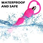 Generic Silicone Vibrating Anal Beads Butts Plug - image 4