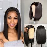 Awoof Medium Straight Hair Natural 4 Bundles For Full Head Fix