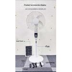 Generic 16 inches Solar standing fan  with bulbs