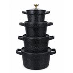 BROCOOK 4 set Granite Cooking Pot 