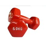 A PAIR 5KG DUMBBELL