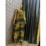multi colour spagetti long gown