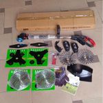 Generic Complete Set Of Rechargeable Grass Cutter With Two Batteries & Powerful Blades - image 2