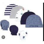 5 Caps And 3 Scratch Mittens Sets