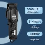 Generic Recgargeable gair clipper NG-119 BLACK - image 2