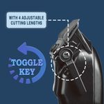 Generic Recgargeable gair clipper NG-119 BLACK - image 3