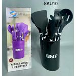 Generic 12 Pcs Silicone Cooking Spoon Set With Spoon Holder - image 2