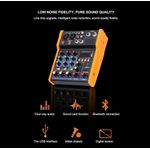 Generic Yamaha 4 Channel Audio Interface Mixing Console DJ Mixer With Bluetooth Smart Noise Reduction USB Socket Portable Gaming Mixer For WebCast - image 3