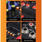Generic Yamaha 4 Channel Audio Interface Mixing Console DJ Mixer With Bluetooth Smart Noise Reduction USB Socket Portable Gaming Mixer For WebCast - image 5