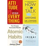 Attitude Is Everything + Ikigai + Atomic Habits + How To Talk To Anyone - Combo Of 4 Books  (Paperback, Jeff Keller, James Clear, Hector Garcia)