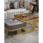 2 in 1 Twin Center Table with Drawer 
