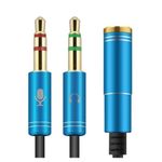 product_image_name-Dx-D&X 3.5mm Stereo Earphone Headphone Audio Y Splitter Jack 1 Female To 2 Male Adapter Cable-2