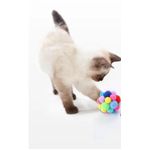 product_image_name-TD-Kitten Plush Ball Multicolour Chew Cat Toy 7cm-4