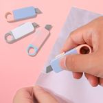 Litoott 6 PCS Mini Box Cutter,Utility Cutting Tool,Retractable Letter Opener - image 5