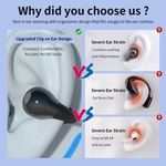 Generic Samsung open Ear Bone Conduction Headphones ,Wireless Earbuds - BLACK - image 3