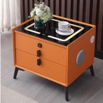 Generic Smart Bedside Table With Drawers, Wireless charging, Bluetooth speaker, LED lights - image 5