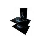 product_image_name-Generic-DVD/AUDIO DOUBLE LAYER GLASS WALL SHELF-2