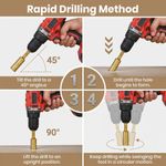 Generic 6pcs Diamond Drill Bit Set with Wax Core for Tile and Stone/Tile Drill Bits.6+8+10+12+14+16 - image 3