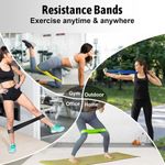 Generic Resistance Bands Set, 5 Pcs Stretch Bands Therapy Workout Bands - image 6