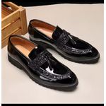 product_image_name-Fashion-High Quality Men Designers Exotic Shoe Black-1