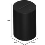 product_image_name-SONOS-Era 100 Black  Wireless, AlexaEnabled Smart Speaker-3