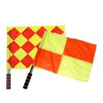 Generic Referee Flags, Football Referee Sideline Flags, Hand Flags, Signal Flags, Large Square Flags, Universally Used Internationally - image 2