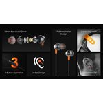 itel Metal Design Powerful Bass Boost Wired 3.5mm Earphones - image 4