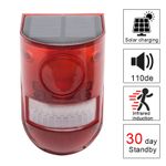 product_image_name-Generic-Solar Motion Sensor Alarm, Wireless Waterproof Detector for Garden Home Villa Security Outdoor Door Sensor with Solar Blinking Light, 110dB Sound Security Alerts, Yard Day Mode + Night Mode-1