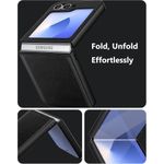 Generic Samsung galaxy Z flip 6 / flip 7 FE Leather plain Case - image 2