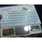 Generic Rgb Backlit Wireless Bluetooth Keyboard Cell Phone Tablet Laptop Compatible Keypad- blue - image 2