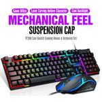 Generic Twolf TF230 RGB Rainbow Backlit Gamer Keyboard & Mouse Set - image 2