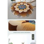 product_image_name-Generic-Floral Cashmere Anti Slip Rug- 120CM * 120CM-6