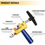 Generic Professional 2-in-1 Ceramic and Glass Tile Cutter, Portable Manual Construction Tool - image 4