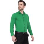 product_image_name-Fashion-Men's Corporate Quality Office Long Sleeve Green Shirt-1