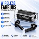 Generic New BH15 Wireless Dual Ear TWS Esports Low Latency Touch Control Digital Display 5.3 Bluetooth Earbuds