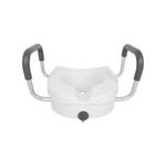Generic Drive Medical Elevated Raised Toilet Seat with Removable Padded Arms - image 2