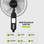 product_image_name-Generic-16 Inch Solar Rechargeable Standing Fan with LED Light 9V 25W Solar panel-7