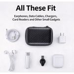 Generic ortable earphone storage pouch, splash-proof outer surface ,keep small chargers safe at market - image 3
