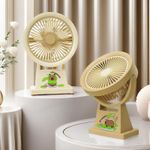 product_image_name-Generic-Portable Mini Desk Fan USB-Cooling Rechargeable Fan with A Rotatable Head-1