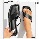 Zenden Classy unique solid black  sandals for my ladies 