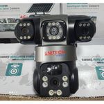 V380 8MP TRIPLE LENS PTZ SOLAR CAMERA