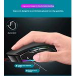 Generic Wired Competitive Game Mouse With 4 Level DPI with Cool Breathing Lamp GM3 Black - image 5