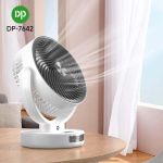 product_image_name-Dp-DP-7642 5.5 Inch Rechargeable Table Fan with LED Light -2